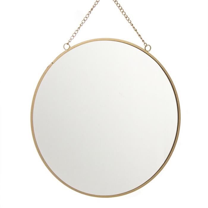 Home Decor Miroir Rond 25 Cm Couleur Dore 2182520dc Achat
