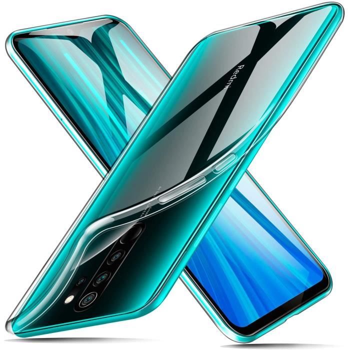 Coque - Xiaomi - Redmi Note 9 - Protection intégrale 360° - Slim Doux Souple - Noir - Téléphonie