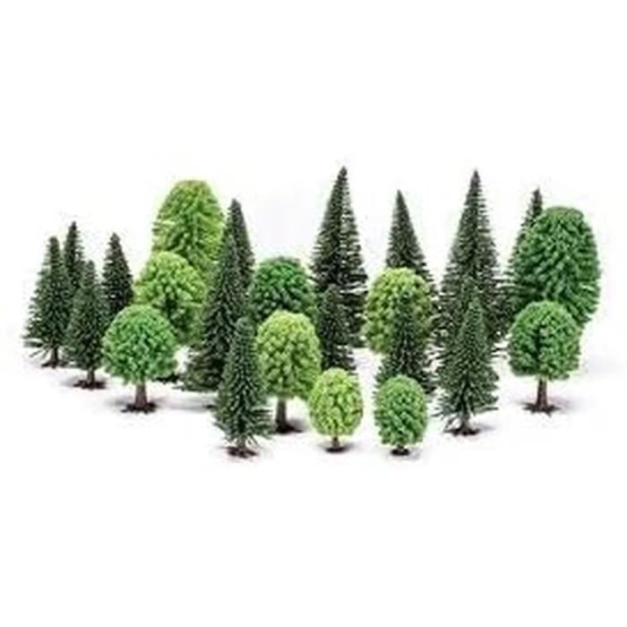 Lot de 12 mini-arbres avec minéraux