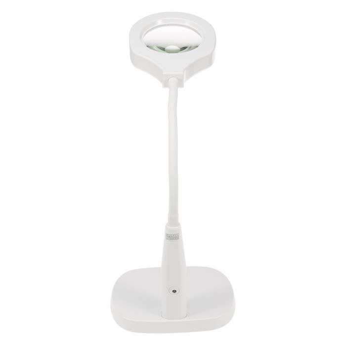 Lampe Loupe LED 5x 12x 6000K Commutateur Tactile pr cosmétique tatouage