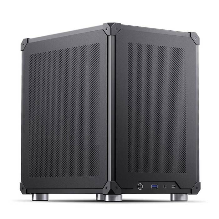 Micro-tour Jonsbo C6 Black Boîtier PC Boîtier gaming noir
