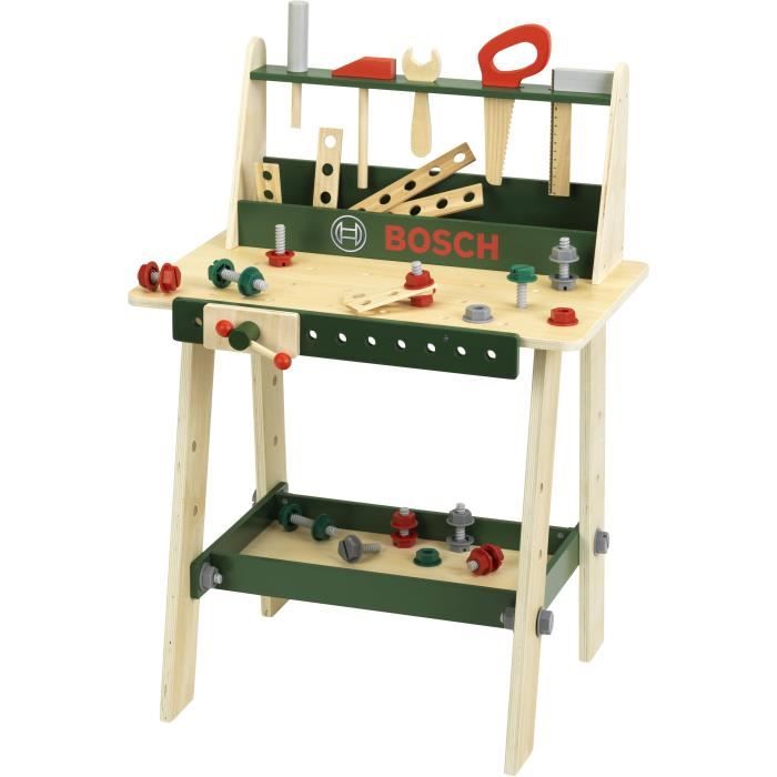 8169 Établi enfant en bois sous licence Bosch FSC 55x50x75 cm