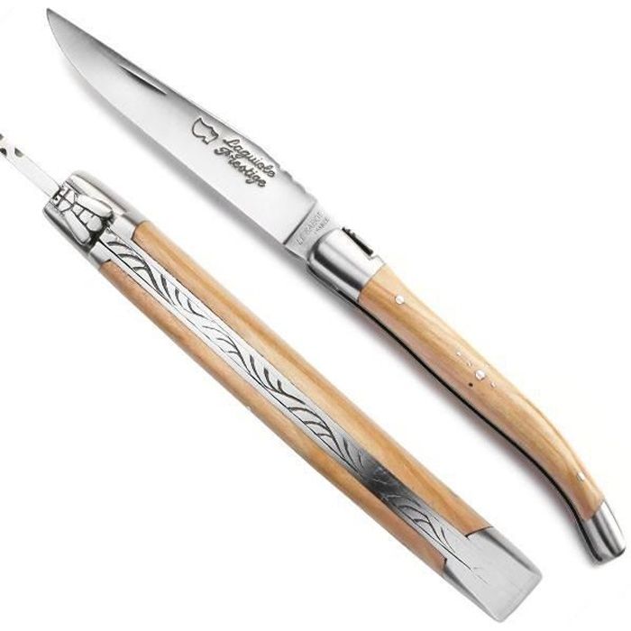 Couteau Collection bois d'olivier - modèle Classique 21,5cm