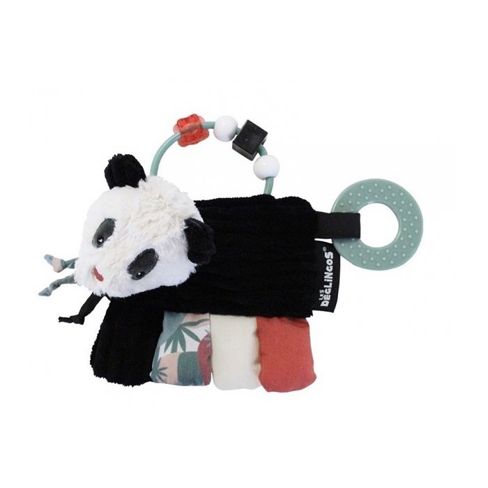 Jouets D'éveil Bébé 0-12 Mois - Hochets En Peluche Noir Et Blanc - Doux, Avec Sons - Cadeau Naissance Tummy Time Bebe