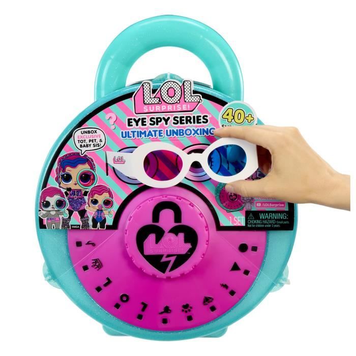 Poupée L.O.L. Surprise 542698 – Eye Spy Ultimate Unboxing avec 3 Poupées