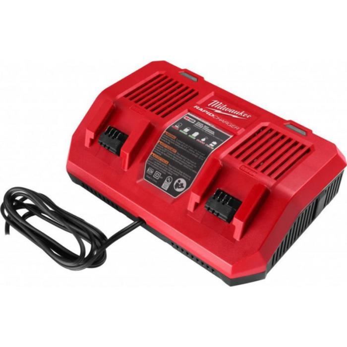 Chargeur double rapide 18V M18DFC - MILWAUKEE - 4932472073