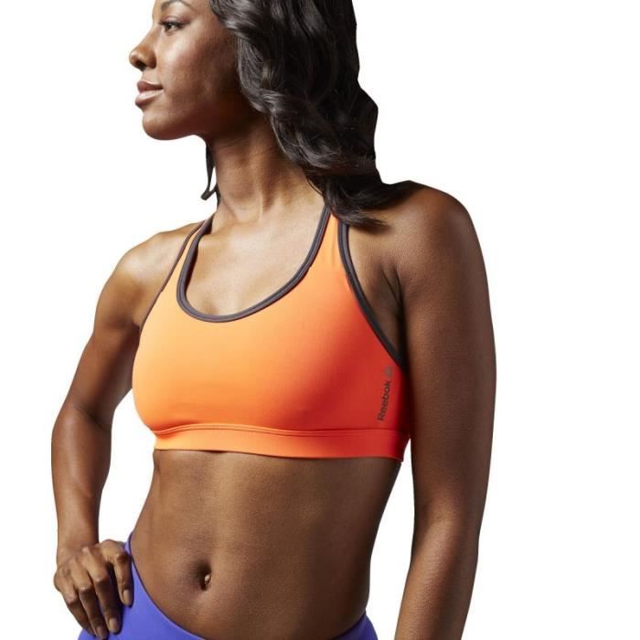 brassiere reebok orange