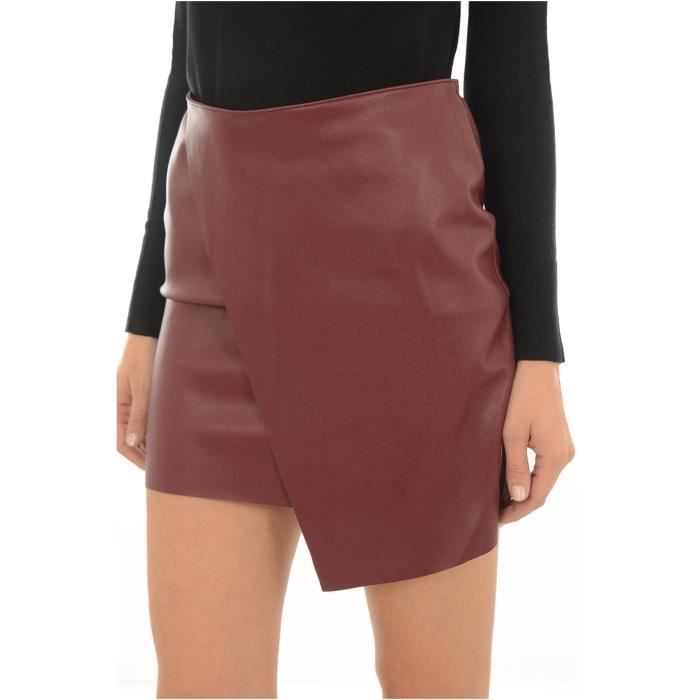 jupe courte asymétrique