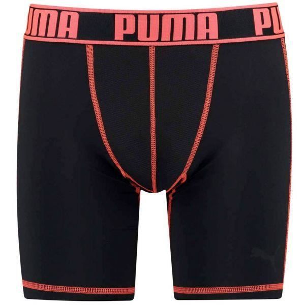 مشبك يمني PUMA Boxer long Homme Microfibre ACTIVE Noir Rouge Noir ... مشبك يمني