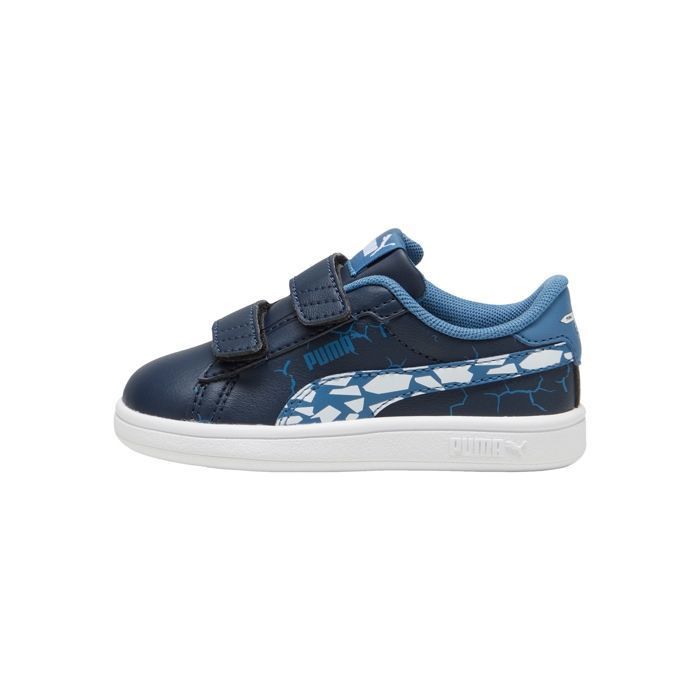 Puma Basket Basse à Scratches Puma Smash 3.0 Licy Monster Vinf - Club Marine Puma Blanc
