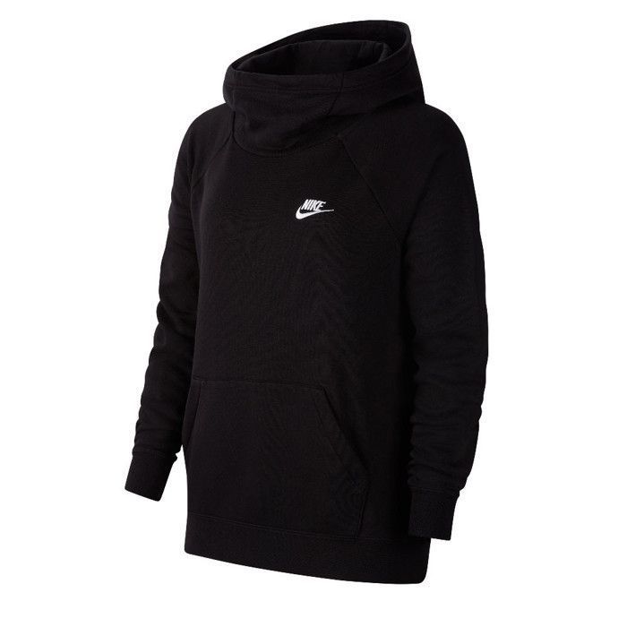 Sweat Nike W SPORTWEAR FUNNEL NECK HOODIE Nero - Cdiscount Prêt-à-Porter