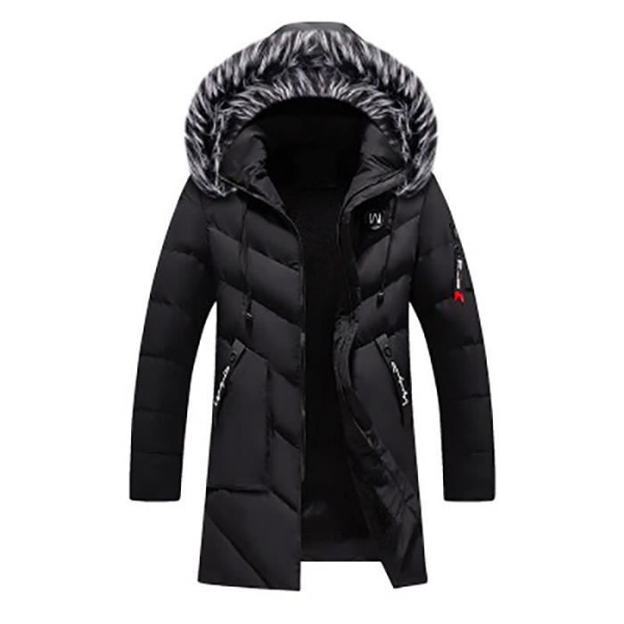 Doudoune avec fourrure homme marque top
