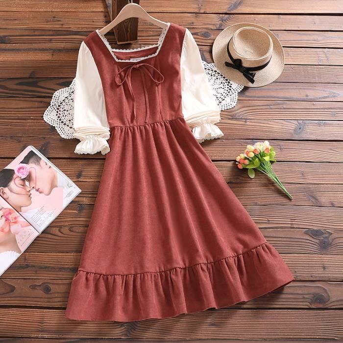 Robe,Mori fille mignon doux robe japon style automne hiver nouveauté ...