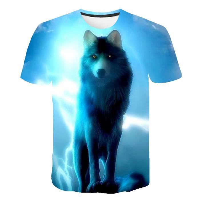 T-shirt Graphique "Bad Intentions M Le Loup Affamé" - Taille M Homme - Occasion Très Bon état