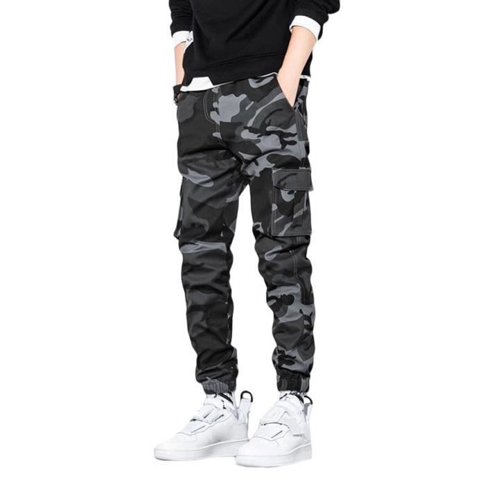 Baggy Taille élastique Pantalon Jogging Homme Cargo Baggy - Taille