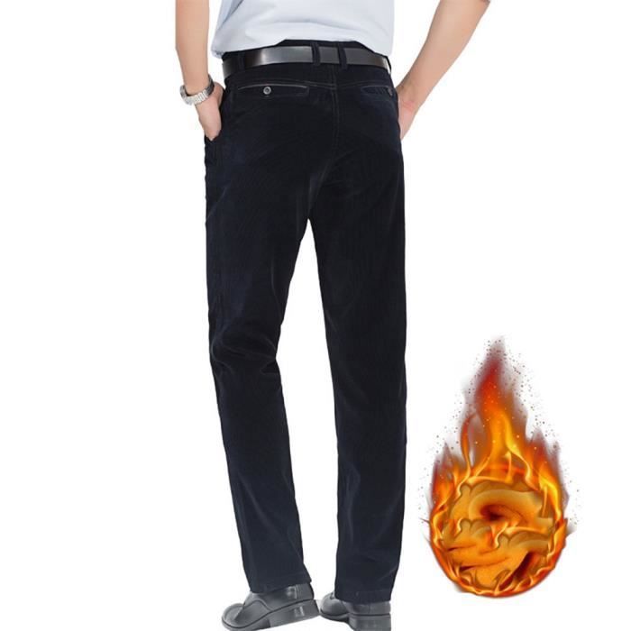 Pantalon De Survêtement Vintage Solare Sporta Homme XL Bleu - Doublé Polaire, Taille 34