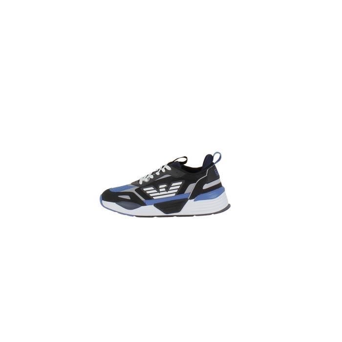 EA7 Emporio Armani Basket EA7 Emporio Armani - Homme - Noir - Lacets - Tige en mesh et synthétique