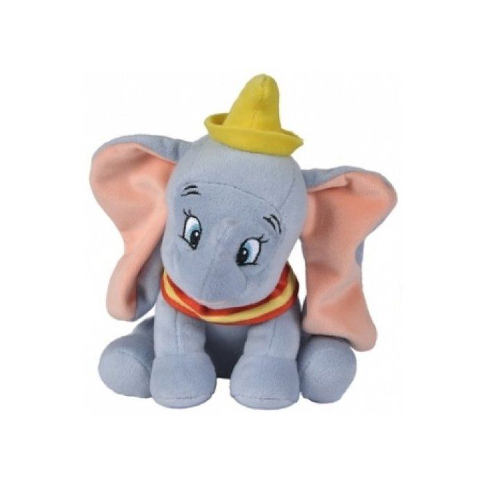 Peluche Dumbo L Elephant Gris 25 cm - bebe - Set Jouet Doudou Enfant Avec carte Tigre - Pour Disney