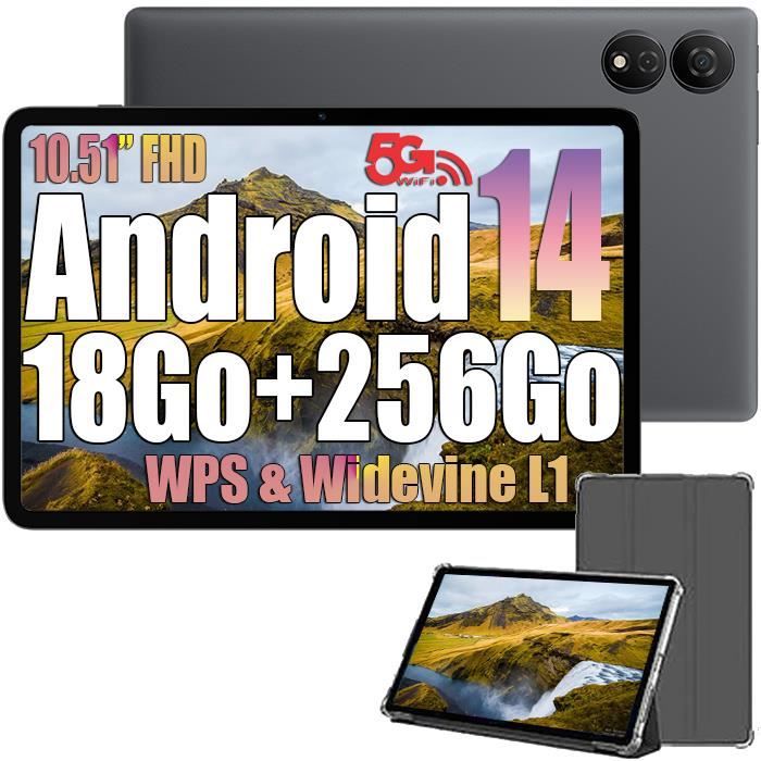 Tablette Tactile – Oscal – Pad 80 – 10.51 FHD – Android 14 – 256 Go de Stockage