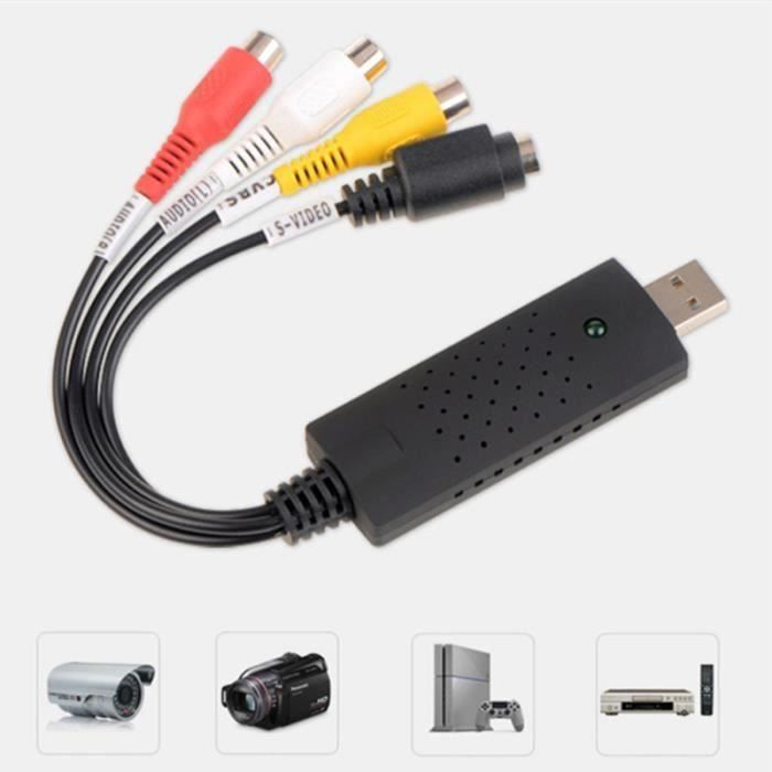 RCA AV Vers USB C Convertisseur Vidéo Carte De Capture