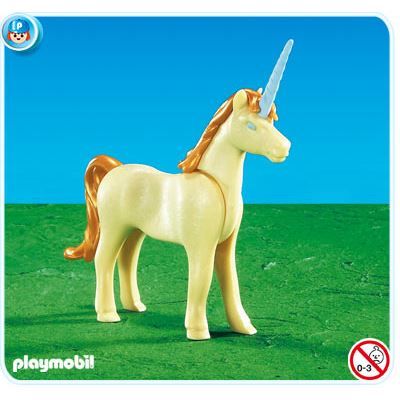Playmobil Licorne Dorée - Animaux Féeriques - Occasion En Bon état