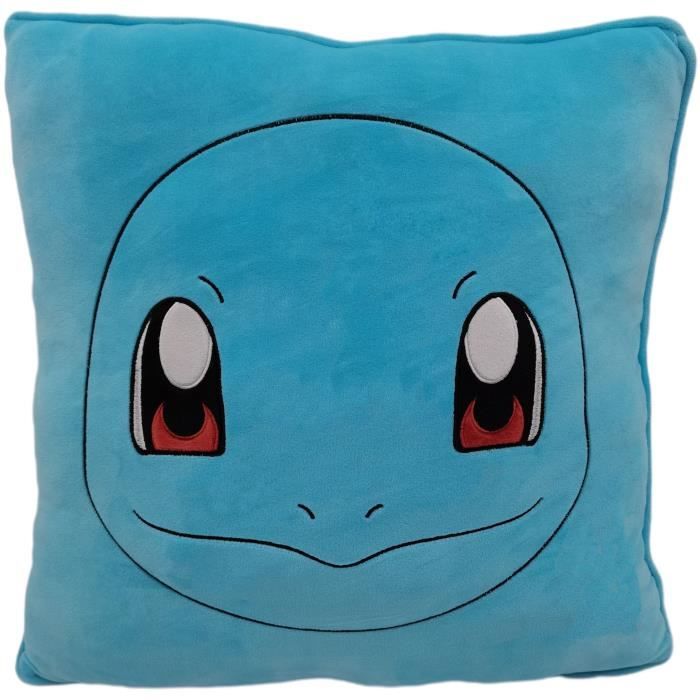 Coussin premium Carré POKEMON Carapuce Microfibre 40 cm