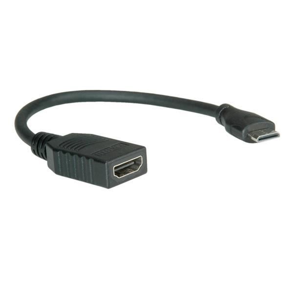 ROLINE CÂBLE HDMI HS+ETH., A-C,F/M,0,15M 11.03.…
