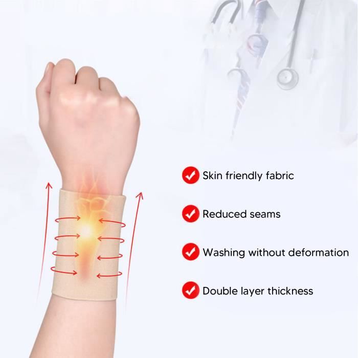 SALALIS-Protège-poignets pour l'arthrite 1 paire de manchons de poignet de compression élastiques hygiene anti-cellulite