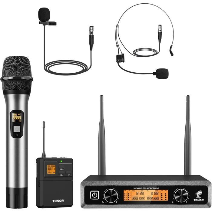 Microphone Sans Fil UHF Large Gamme D'applications Pour Flûte Et Hulusi