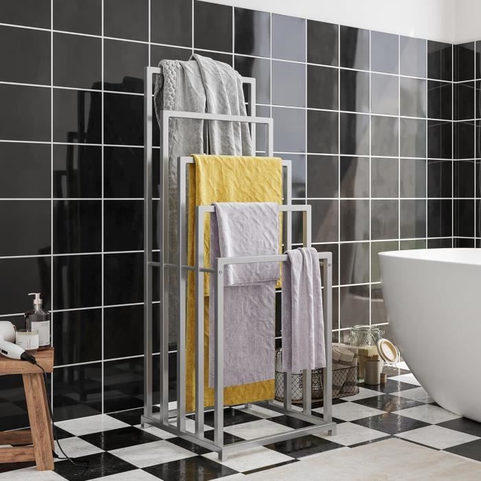 Porte-serviettes Vertical Doré En Forme De T, 2 Pièces, Rangement De Table De Cuisine Et De Salle De Bain Support En Forme De T 94380010