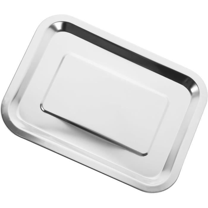 Plat De Cuisson En émail Rectangulaire Vintage - 35,5 X 25 Cm - Pour Four, Service, Pâtisserie Et Présentation - 3