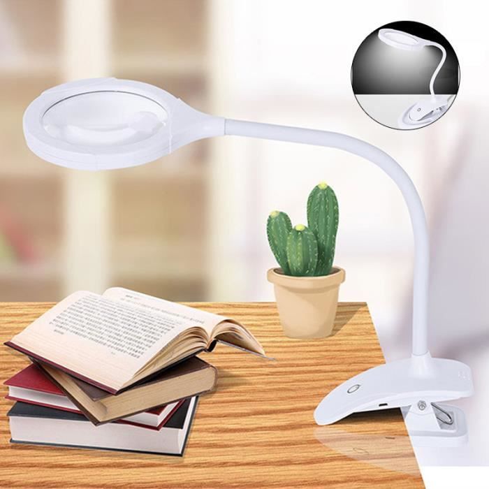 Great-Lampe Loupe Lampe De Table En Loupe Avec Loupe 5X 10X Avec 36
