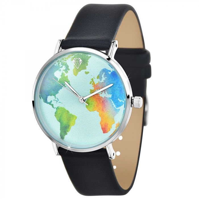 Montre Ariana mappemonde SC Crystal Montre Ariana mappemonde SC Crystal