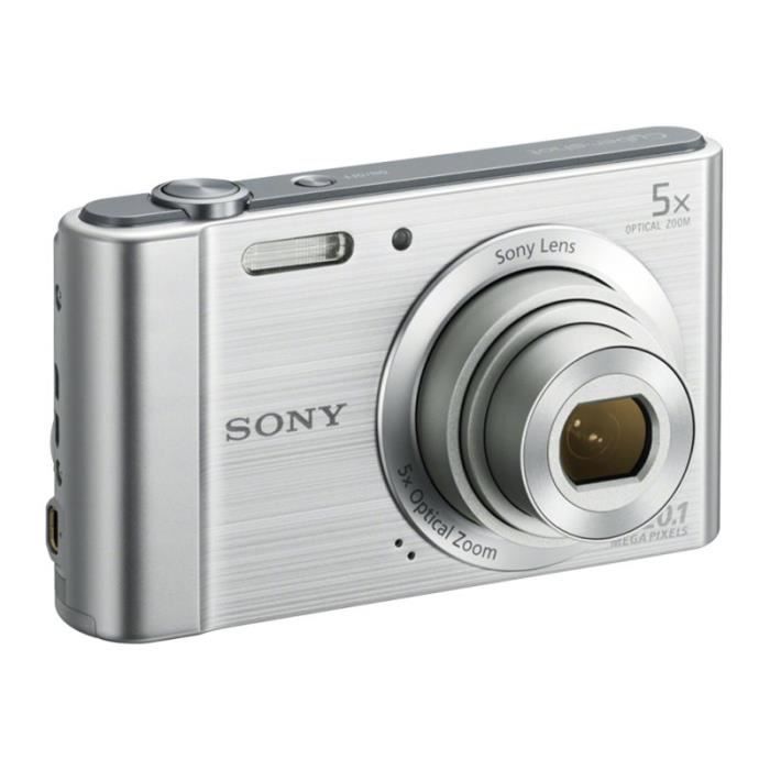 Appareil photo numérique - Sony - Cyber-shot DSC-W800 - 20.1 MP - 5x zoom optique - Argenté(e)