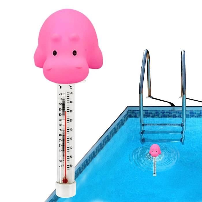 Thermomètre Flottant Pour Piscine – Double Échelle °C/°F – 25 X 4,8 Cm – Léger 40g – Pour Spa, Bassin, Étang