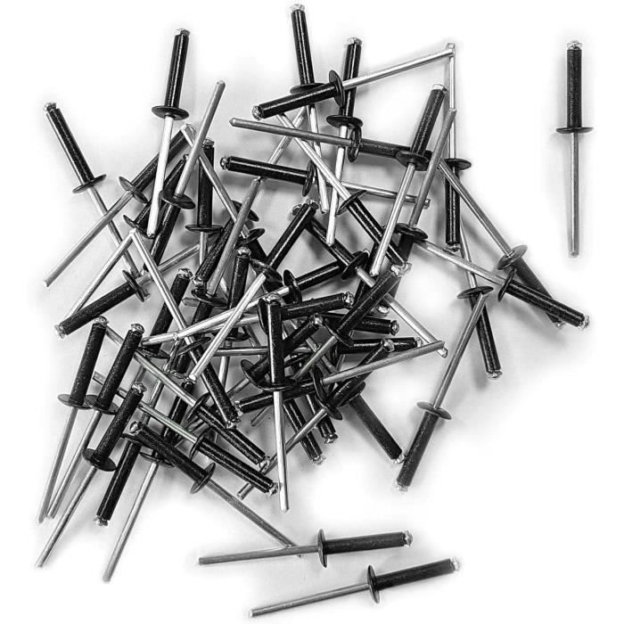 RIVETS ECLATEURS de 4 x 20 NOIR185 - Cdiscount Bricolage