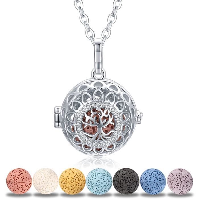 PH PandaHall Collier Diffuseur D'huiles Essentielles, Collier En