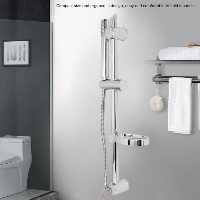 MODERNE SALLE DE Bain Douche Pluie Colonne Set Noir Mat Acier