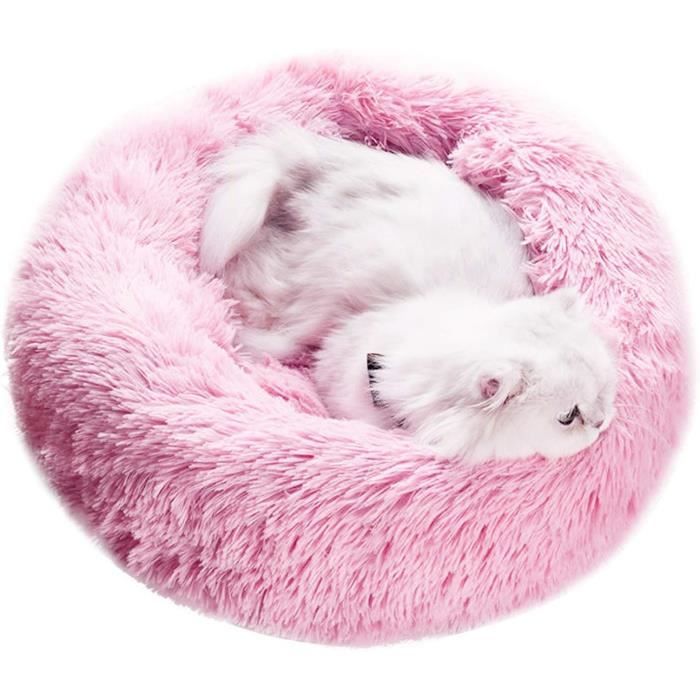 Lit Pour Chien/Chat En Forme De Traîneau De Noël Rouge - 63x45x33 Cm - Doux, Imperméable - Décoration De Fêtes