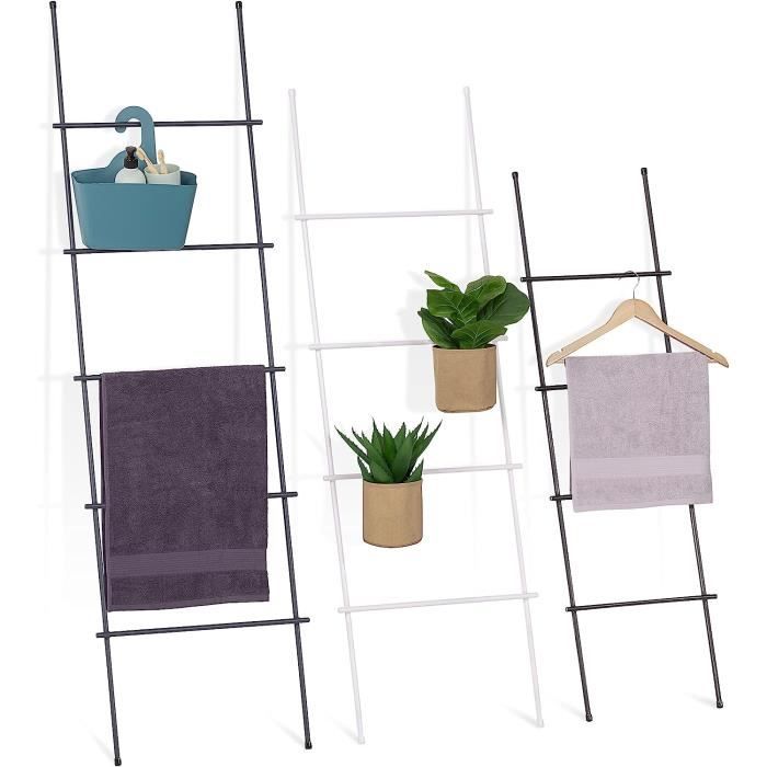 Échelle À Serviettes En Métal, Porte-Vêtements En Échelle Pour Chambre