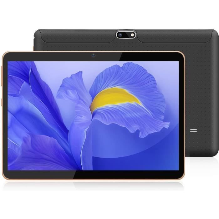 Tablette 10 Pouces, Double Sim, Android Tablette Pc, 4Gb Ram, 64Gb  Rom(256Gb Extensible), Écran Hd Ips, Wifi, Bluetooth, Gps [J2560] -  Cdiscount Informatique