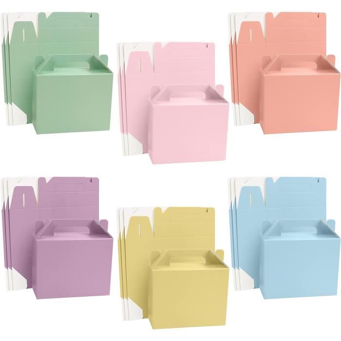 XPEX Boîtes Cadeaux Bijoux - Lot De 2 - Noir élégant - 9x9x1.6 Cm - Parfait Pour Ranger Et Offrir