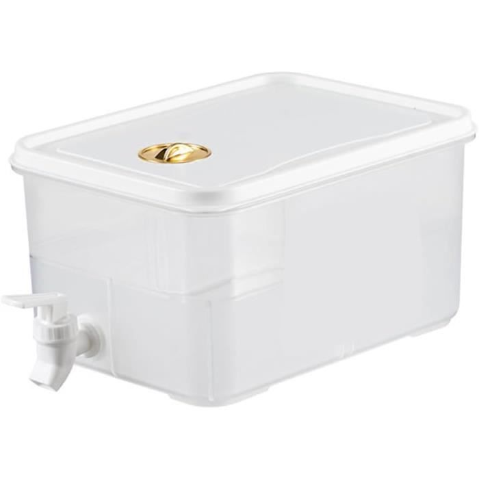 Iubfegt - Pichet à Eau Froide 5 L Avec Robinet Et Filtre Amovible - Pour Faire Des Infusions, Limonades Maison - Parfait Pour Pique-nique, Buffet, Réfrigérateur