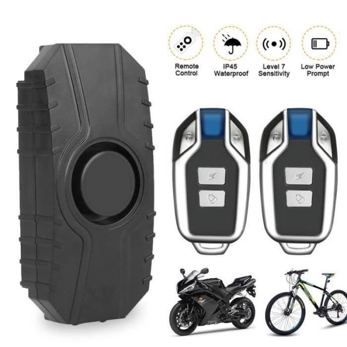 ANTIVOL Alarme Antivol Vélo et Trottinette Sans Fil - Marque QINGQUE - Noir