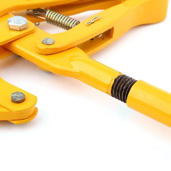 Poignée De Serrage Pour Fil De Clôture BESPORTBLE | Compatible Filtres Carrés Et Engrenages | Outil Jardinage Ferme | Doré