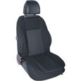 Couvre Siège Voiture/auto Noir Grand Antidérapant Compatible Airbag Universel-1