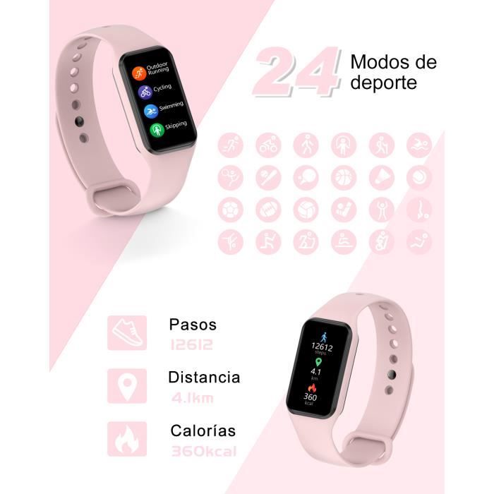 Montre Smartwatch femme Fitbit Luxe Or FB422GLPK - Cdiscount Téléphonie