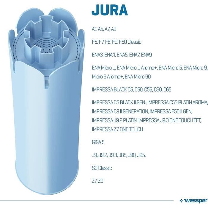 Filtre à eau Jura Claris Blue - Filtre cafetière d'origine - Jura - 006698