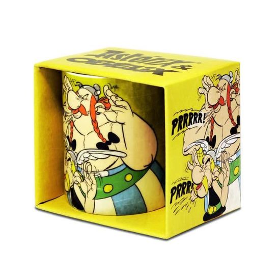 Tasse Asterix Et Obelix Prrrrr Blanc Imprime 100 Ceramique Emballage Cadeau Cartonne Cdiscount Maison