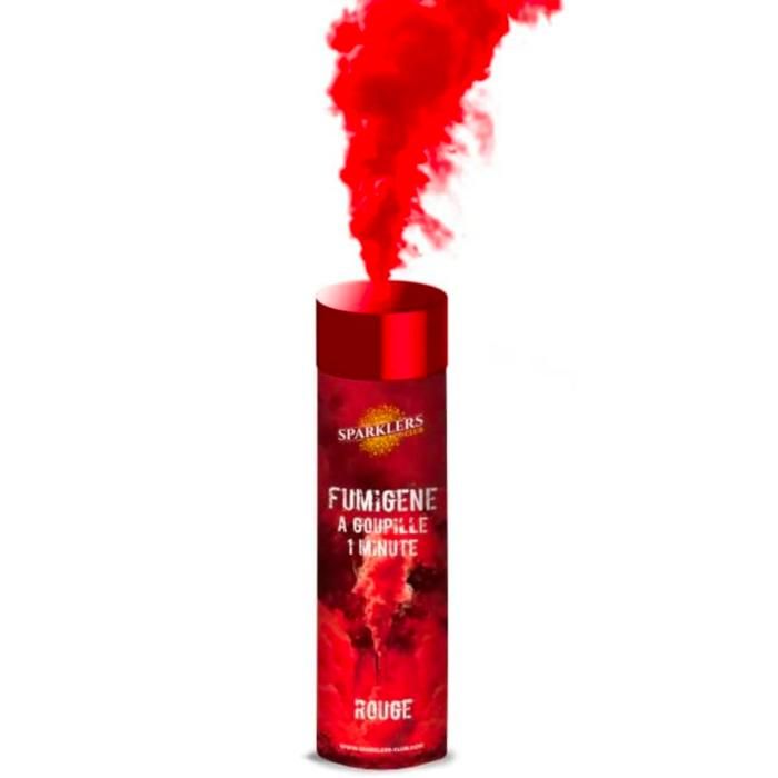 Lot de 2 Fumigènes à main 30 Secondes Jaune -Déclenchement à Goupille- Couleurs vibrantes pour chaque occasion Zenda Club (Jaune